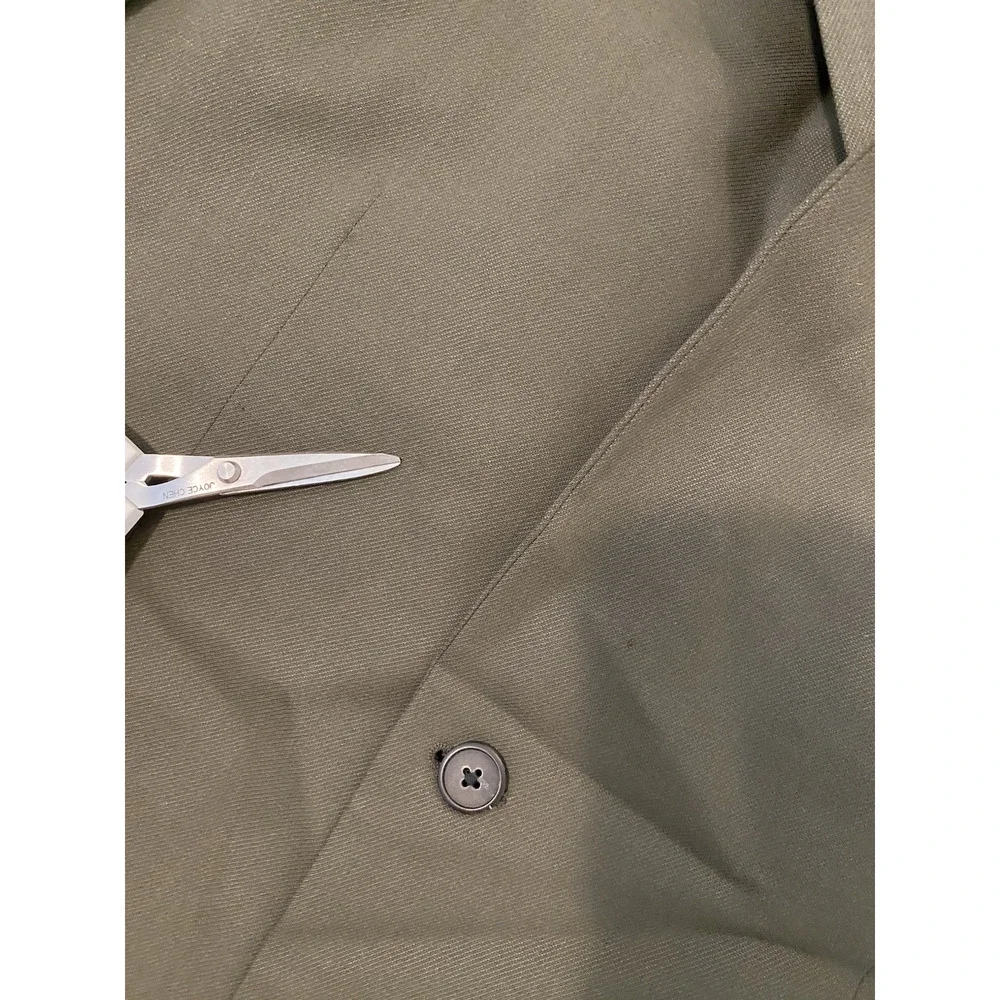 Theory Traceable‎ Wool Twill Sport Coat Jacket Mens 42R Green 2 Button
